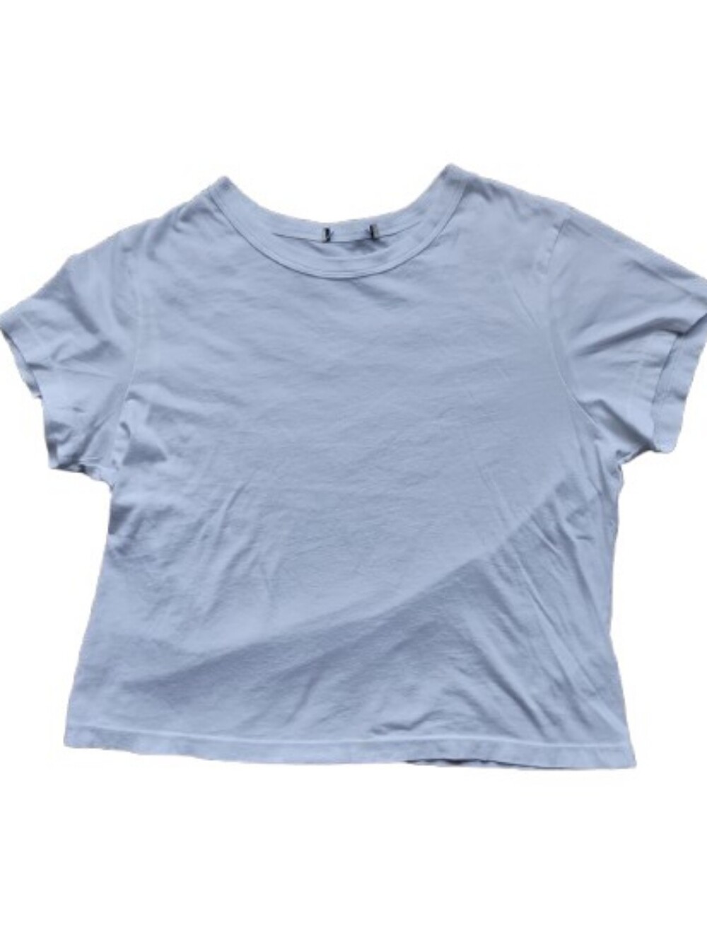 NWOT Buck Mason Women’s Cropped Boxy T-Shirt Size Small White Classic Tee
